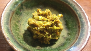 蕗の薹の味噌漬け