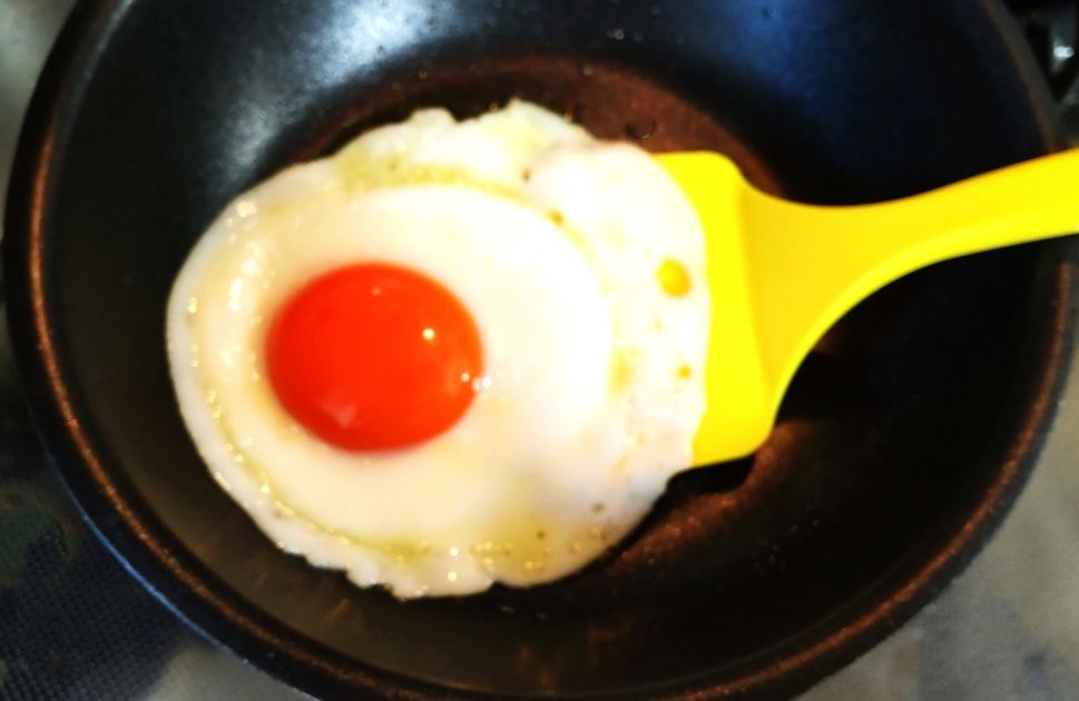 目玉焼き　コールドスタート
