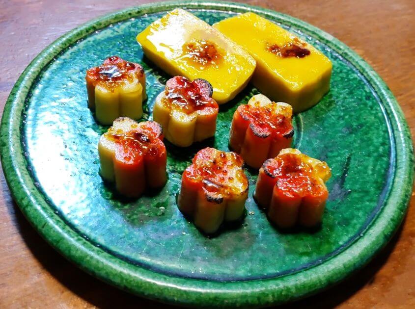 生麩のキャラメリゼ(飴がけ)