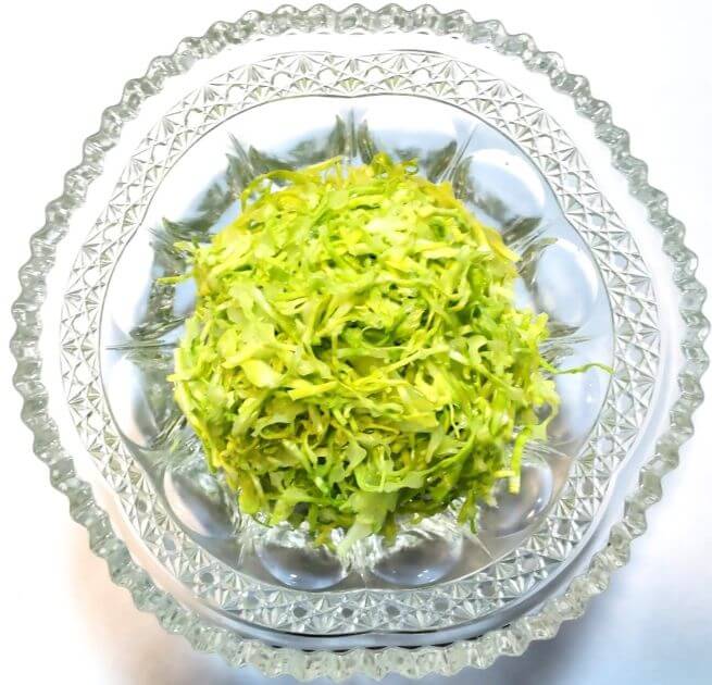 オイルコート法サラダ　（千切りキャベツ）